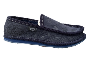 Trooper Newbuck Fur Bandana Slippers - Chicano Spot